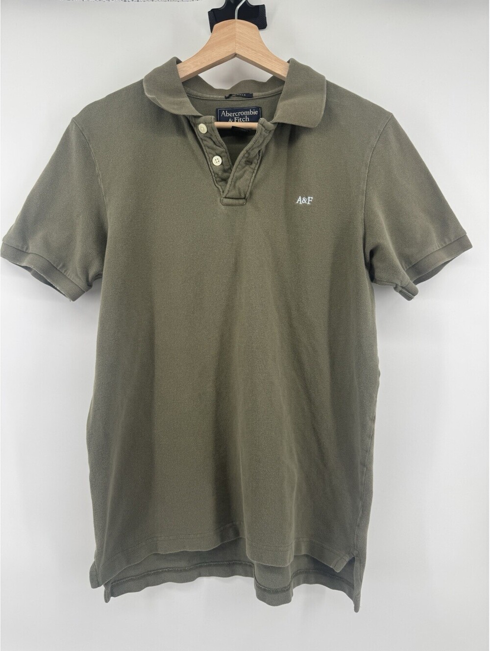 Vintage Abercrombie And Fitch Mens Polo Muscle Shirt Size Xl